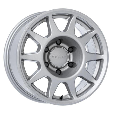 Nomad N505OE Touring 16x8in / 6X139.7 BP / 0mm Offset / 106.1mm Bore - OE Silver