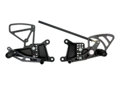 Vortex Racing 04-06 Yamaha YZF-R1,06 YZF-R1 SP Rear Set- Black