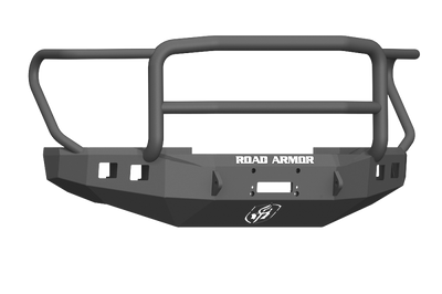 Road Armor 17-20 Ford F-250 Stealth Front Winch Bumper w/Lonestar Guard - Tex Blk