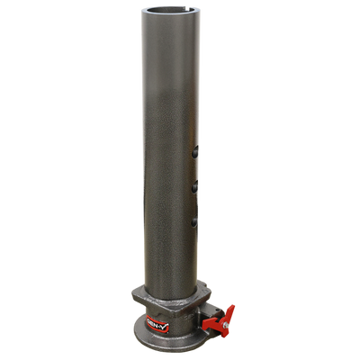 Gen-Y Viking 4in Round Tube Gooseneck Static Hitch w/SnapLatch 2-5/16in Coupler 8.5K TW 30K