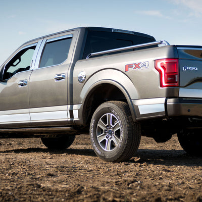 Putco 2021 Ford F-150 Super Crew 6.5ft Short Box Stainless Steel Rocker Panels (4.25in Tall 12pcs)