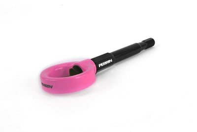 PERRIN 14-19 Subaru Forester Tow Hook Kit (Rear) - Hyper Pink