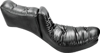 Mustang 23-24 HD CVO Rd Glide(ST), 2024 Rd Glide and Str Glide Touring Solo Seat - Black/Gray Stitch