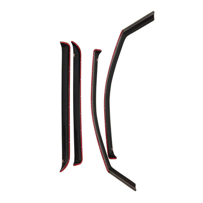 Westin 1999-2016 Ford Super Duty Crew Cab Wade In-Channel Wind Deflector 4pc - Smoke