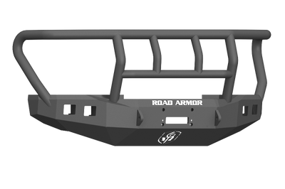 Road Armor 17-20 Ford F-250 Stealth Front Winch Bumper w/Titan II Standard Flare - Tex Blk