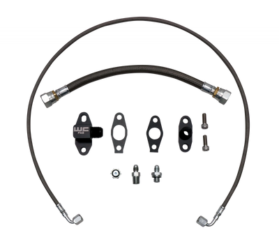 Wehrli LB7/LLY/LBZ/LMM/LML Duramax S400 Single Turbo Oil Line Kit