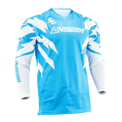Answer 26 LE Syncron Rizz Vented Jersey Cyan/White/Black - Small