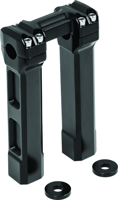 Kuryakyn 8inch Billet Handlebar Risers Black