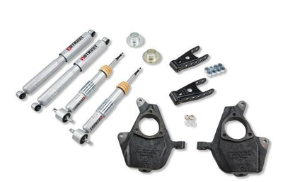 Belltech 09-13 Ford F150 Std Cab Short Bed 2in. or 3in. F/4in. R drop w/ SP Shocks Lowering Kits