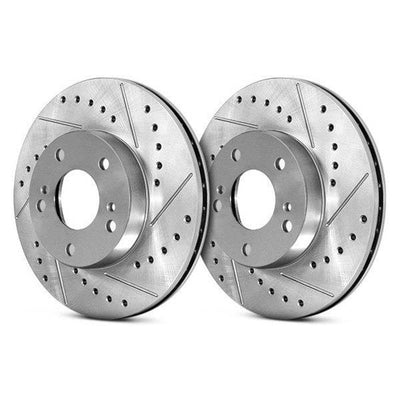 StopTech Select Sport 05-10 Ford Mustang GT Slotted and Drilled Rear Left Rotor