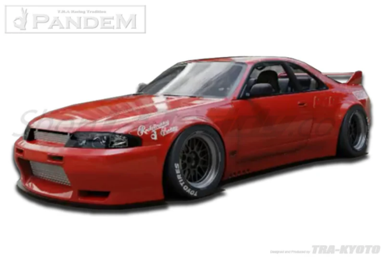 Mach Yeti Racing GReddy Pandem 95-98 Nissan Skyline GT-R R33 Full Wide-Body Aero Kit ...