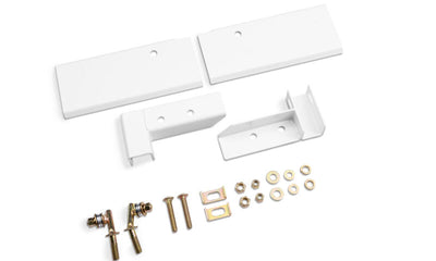 BackRack 17-22 Ford F-250/350/450 (Alum Body) No Drill Standard Hardware Kit - White