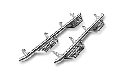 N-Fab Podium SS 09-14 Ford F-150/Raptor/Lobo SuperCrew - Polished Stainless - 3in