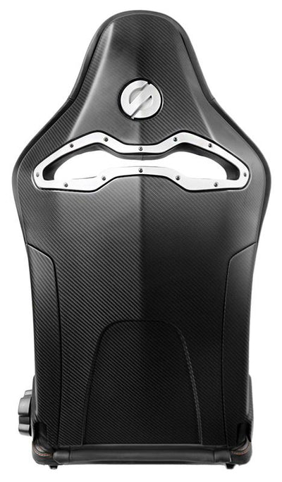 Sparco Seat SPX Special Edition Black/Red w/ Gloss Carbon Shell - Left