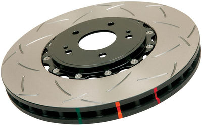 DBA 03-07 350Z / 03-04 G35 w/ Brembo Front Slotted 5000 Series 2 Piece Rotor Assembled w/ Black Hat
