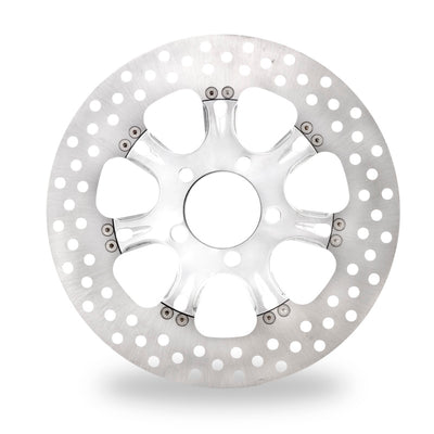 Performance Machine Disc/Carr 11.8 Virtue Rear Right - Chrome