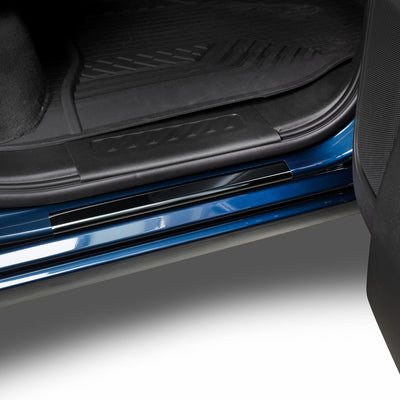 Putco 17-20 Ford SuperDuty - Regular Cab & SuperCab (2pcs) Black Platinum Door Sills