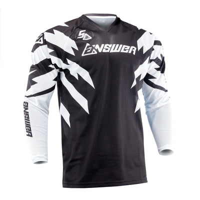 Answer 26 LE Syncron Rizz Vented Jersey Black/White/Cyan - XL