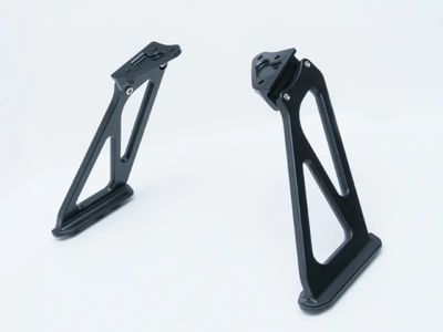 Cusco 23+ Honda Civic Type-R (FL5) Bolt-on/OE Replacement High Position Rear Wing Stay/Bracket Set