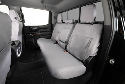 Covercraft 01-03 Ford F150 Polycotton SeatSaver Custom Front Row Seat Covers - Grey
