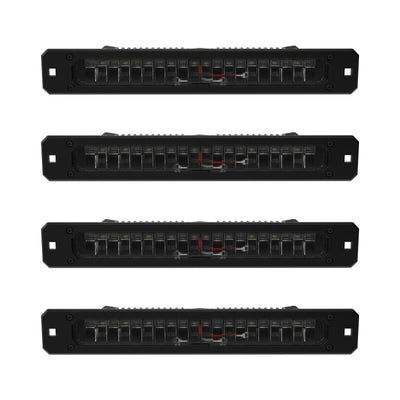 KC HiLiTES Platform One Profile 10in. SideCast Flush Mount Lights (Does Not Include Rack)