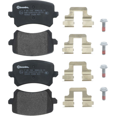Brembo 2015 Volkswagen Tiguan/CC/Passat/ Audi Q3 QuattroRear Low-Met Brake Pad