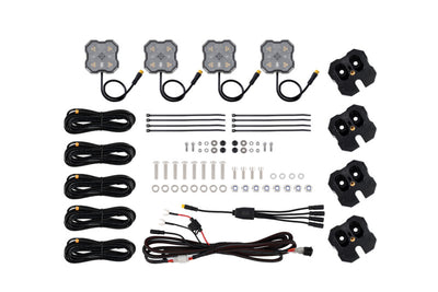 Diode Dyamics Roof Rack Scene Light Dual Color - Amber/White - Kit