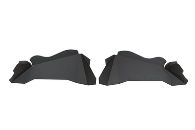 Fishbone Offroad 07-18 Jeep Wrangler JK Aluminum Rear Inner Fenders - Black Powdercoat