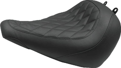 Mustang Harley Low Medallion Sissy Bar Pad (7.5 inch x 9 inch)- Black