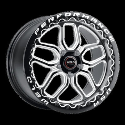 Weld 17x10 Laguna Beadlock 5x114.3 ET49 BS 7.42 Gloss Black 78.1