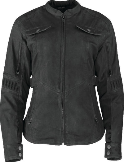 Speed and Strength Fast Times Jacket Womens Black - 2XL