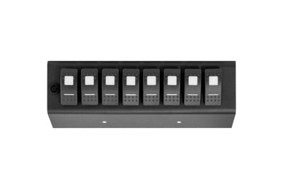 sPOD 07-08 Jeep Wrangler JK Add On Green LED 8-Switch Panel (for SourceSE)
