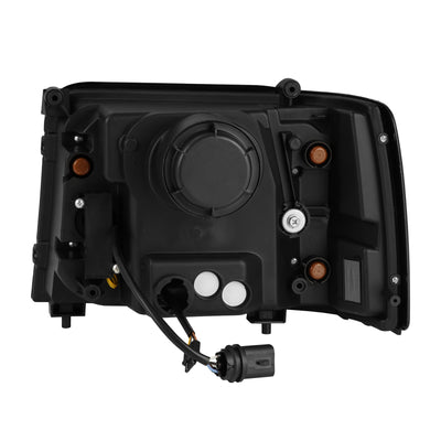AlphaRex Projector Headlights, Chrome w/ Activation Light, Sequential Signal
