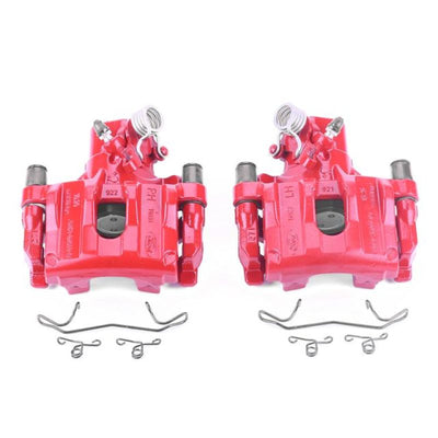 Power Stop 12-17 Ford Focus Rear Red Calipers w/Brackets - Pair