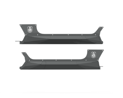 Road Armor 2018+ Jeep Wrangler JL 2-Door Stealth Rocker Guards - Tex Blk