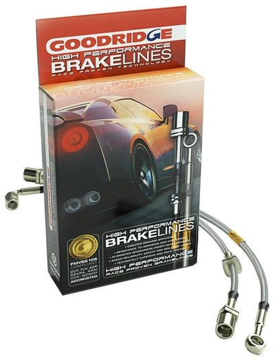 Goodridge 90-94 Toyota MR2 (SW20) & Turbo Stainless Steel Braided Brake Lines
