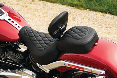 Mustang Harley Sissy Bar Pad for HD Detachable Sissy Bar(9 inch x 8 inch) - Black