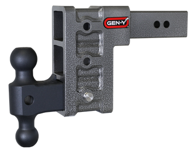 Gen-Y Mega Duty 2.5in Shank 6in Drop 3K TW 21K Hitch w/GH-061 Dual-Ball