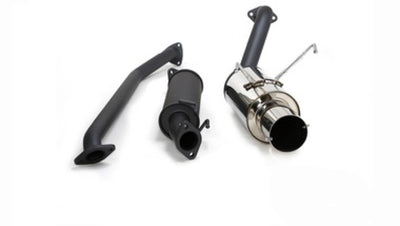HKS 02-03 Acura RSX S Hi Power Exhaust w/ Silencer (SUS304 NO COATING)