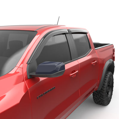EGR 4pc Smoke Finish Tape-on Window Visors for Colorado|Canyon