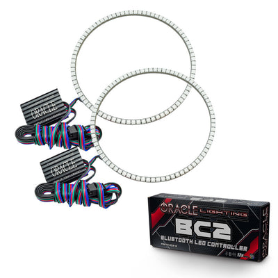 Oracle 7in Round Exterior Waterproof LED Halo Kit - ColorSHIFT w/ BC1 Controller