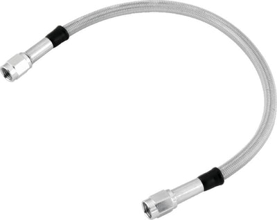 Twin Power 26 Inch Clear Coated Dot Stainless Steel Brake Hose AN-3