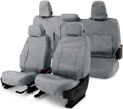 Covercraft 01-03 Ford F150 Waterproof Polyester SeatSaver Custom Front Row Seat Covers - Grey