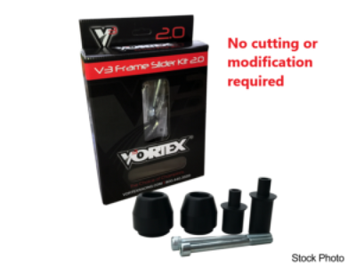Vortex Racing 17-19 Kawasaki Z650 V3 2.0 Frame Slider Kit- No Cut