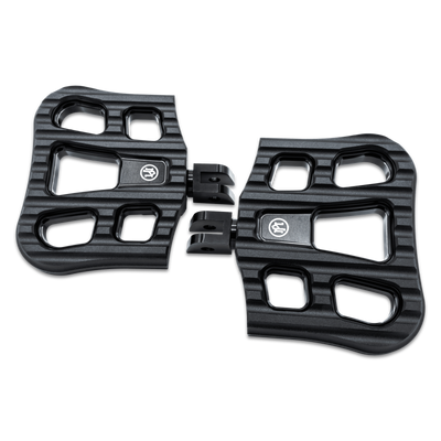 Performance Machine 18-24 M8 Softail Floorboard Assembly Mini Rider Drifter - Black Ops