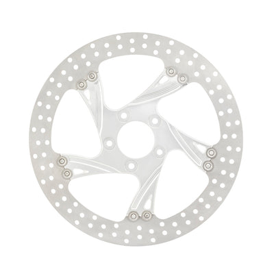 Performance Machine Disc/Carr 11.8 Cruise Rear Right - Chrome