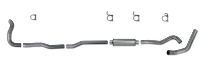 Diamond Eye KIT 4in CLAMP Turbo Back SGL AL: 89-93 DODGE CUMMINS 5.9L