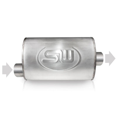 Stainless Works 2in ID OFFSET INLET/ 2in OD CENTER OUTLET 5inx9in