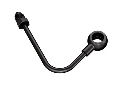 Goodridge 11-17 Harley-Davidson Softail Models Front ABS Banjo Adaptor - Black