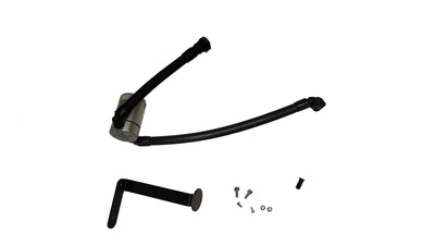 J&L 15-17 Ford F-150 5.0L Oil Separator 3.0 PCV Side - Clear Anodized